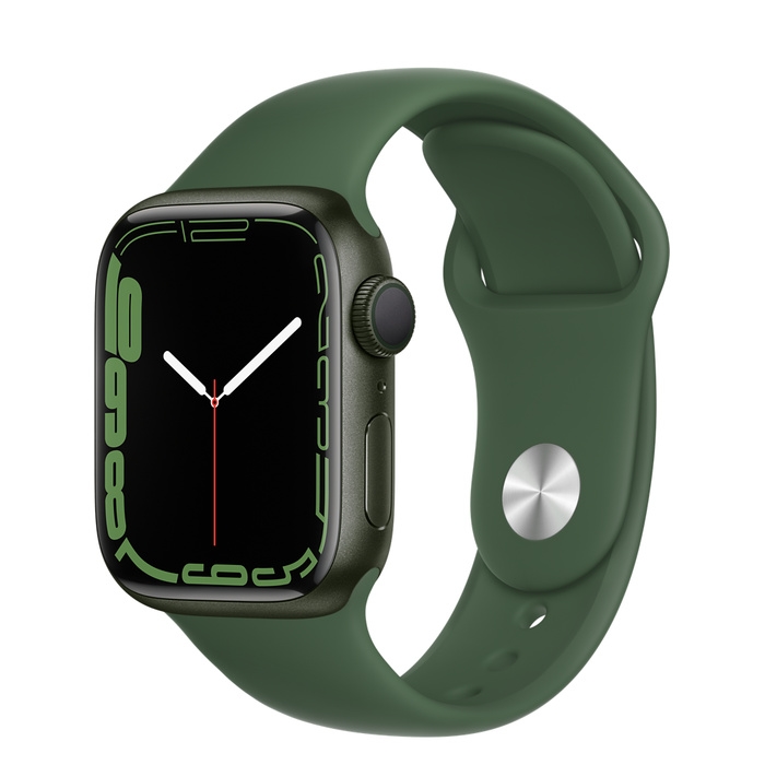 Chasovnik-Apple-Watch-Series-7-GPS-41mm-Green-Alum-APPLE-MKN03BS-A