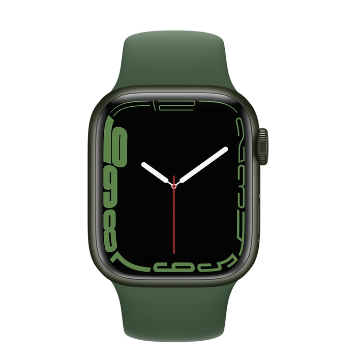 Chasovnik-Apple-Watch-Series-7-GPS-41mm-Green-Alum-APPLE-MKN03BS-A
