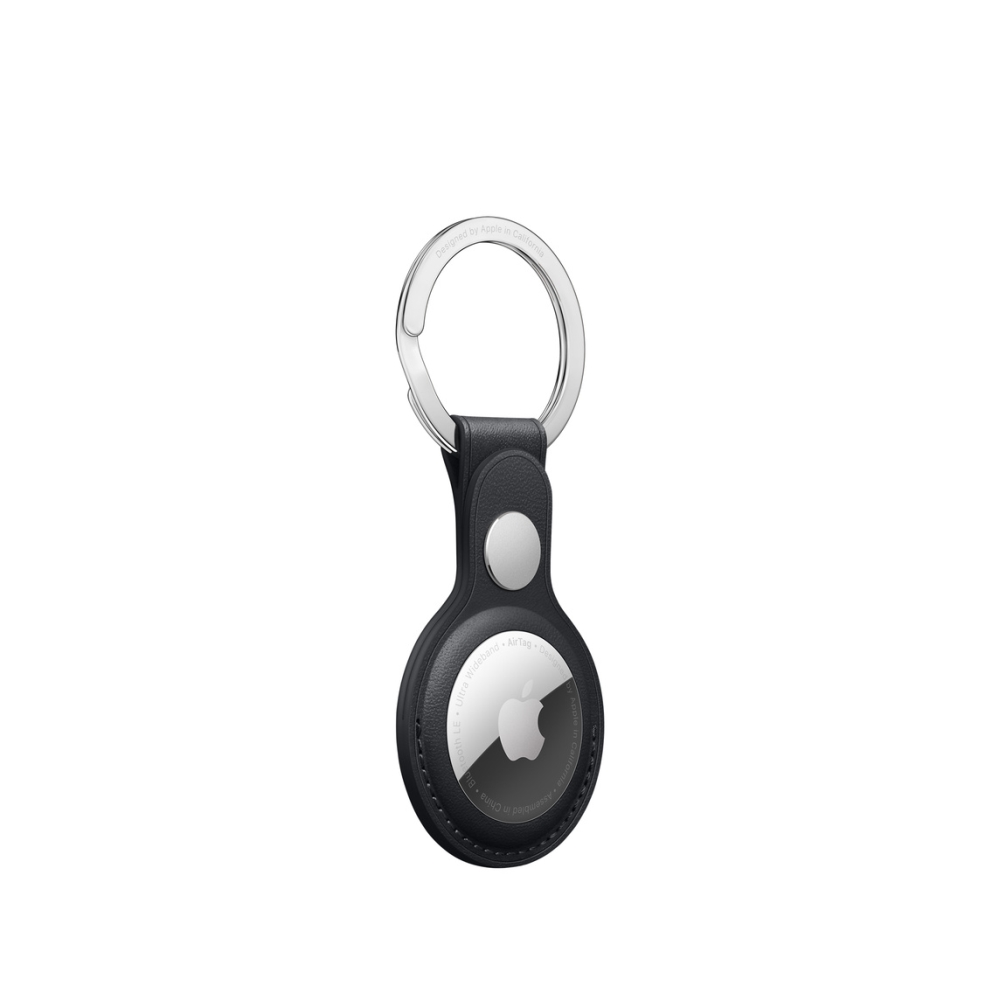 Aksesoar-Apple-AirTag-Leather-Key-Ring-Midnight-APPLE-MMF93ZM-A