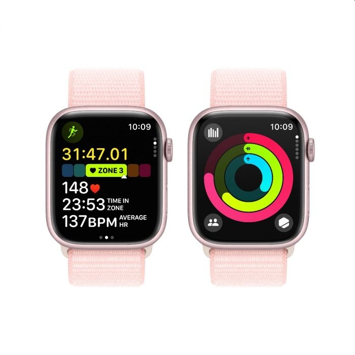 Chasovnik-Apple-Watch-Series-9-GPS-45mm-Pink-Alumin-APPLE-MR9J3QC-A