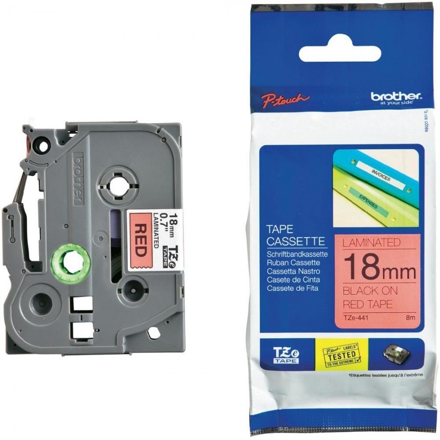 konsumativ-brother-tze-441-tape-black-on-red-lami-brother-tze441