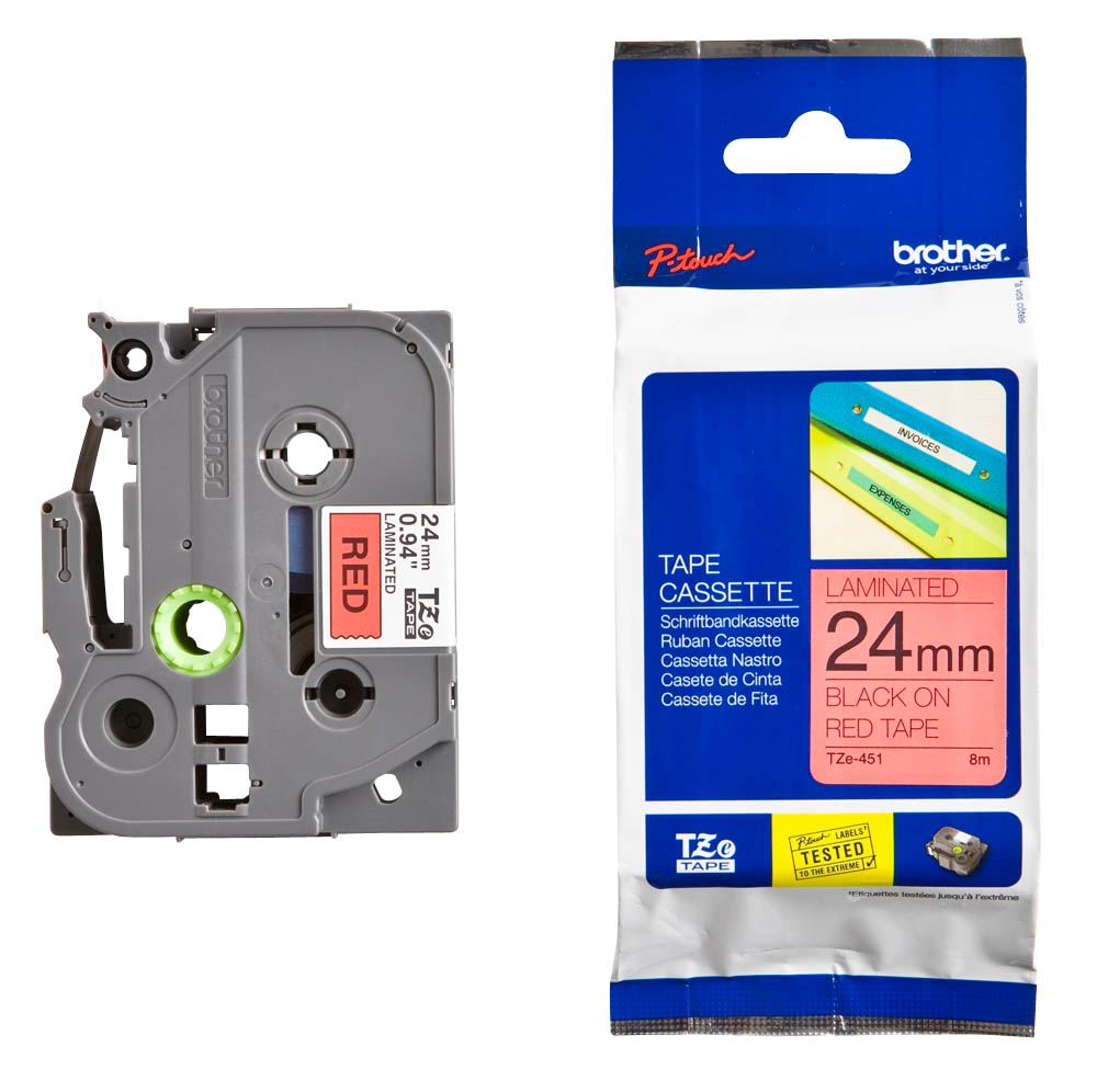 konsumativ-brother-tze-451-tape-black-on-red-lami-brother-tze451