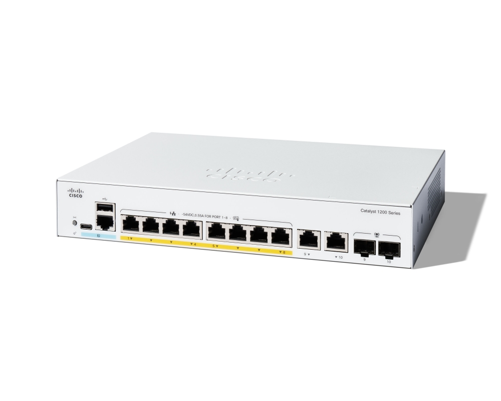 komutator-cisco-catalyst-1200-8-port-ge-poe-ext-cisco-c1200-8p-e-2g