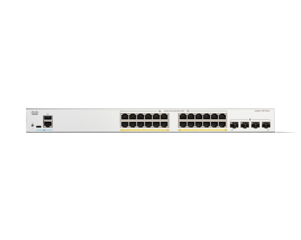 komutator-cisco-catalyst-1300-24-port-ge-poe-4x1-cisco-c1300-24p-4g
