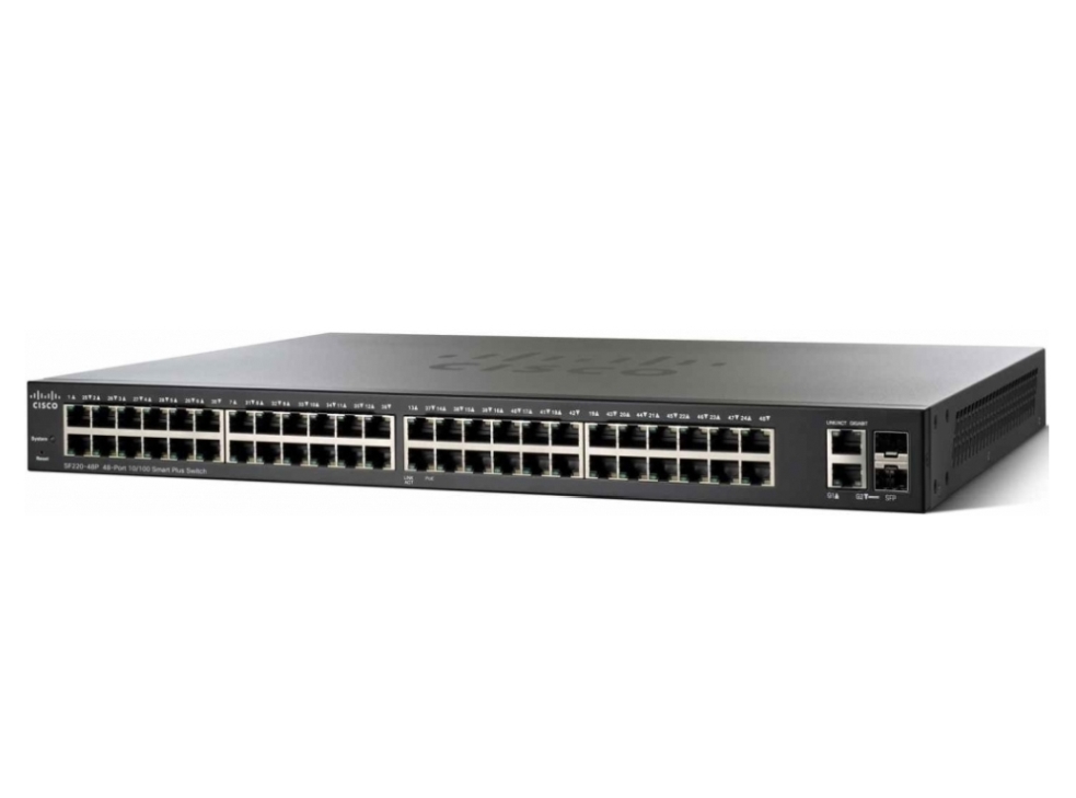 komutator-cisco-sf220-48p-48-port-10-100-poe-smart-cisco-sf220-48p-k9-eu