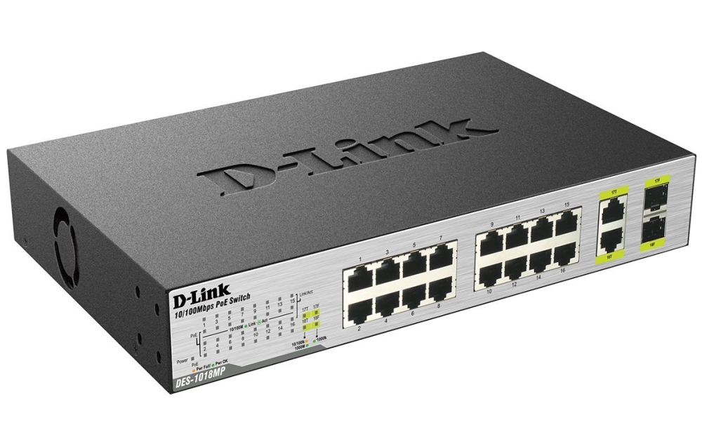 komutator-d-link-16-port-poe-fast-ethernet-unmanag-d-link-des-1018mp
