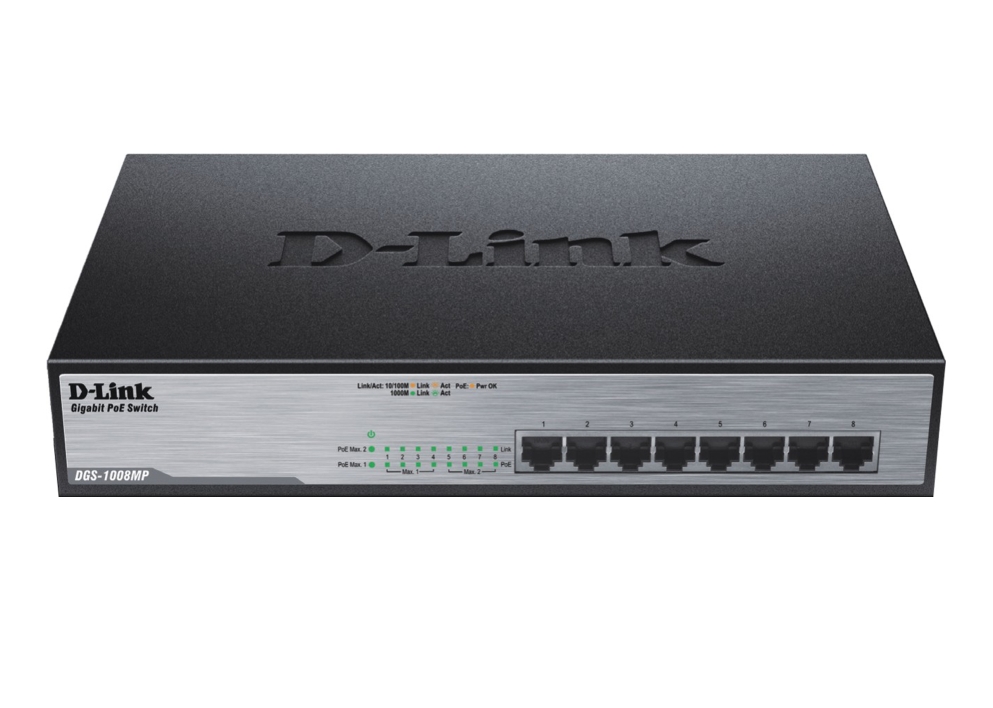 komutator-d-link-8-port-desktop-gigabit-poe-switc-d-link-dgs-1008mp