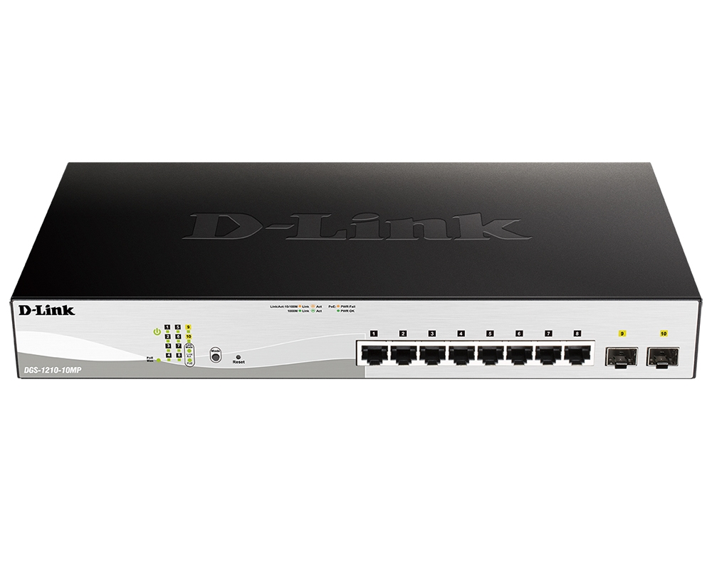komutator-d-link-10-port-gigabit-poe-smart-switch-d-link-dgs-1210-10mp
