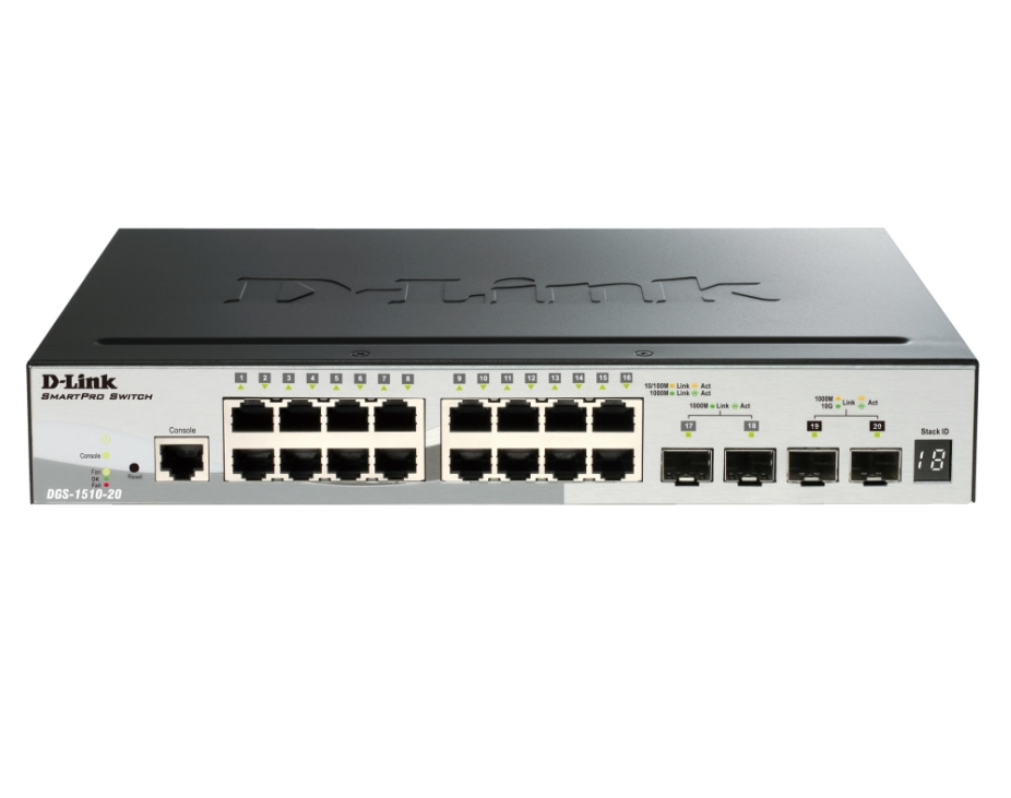 komutator-d-link-20-port-gigabit-stackable-smartpr-d-link-dgs-1510-20