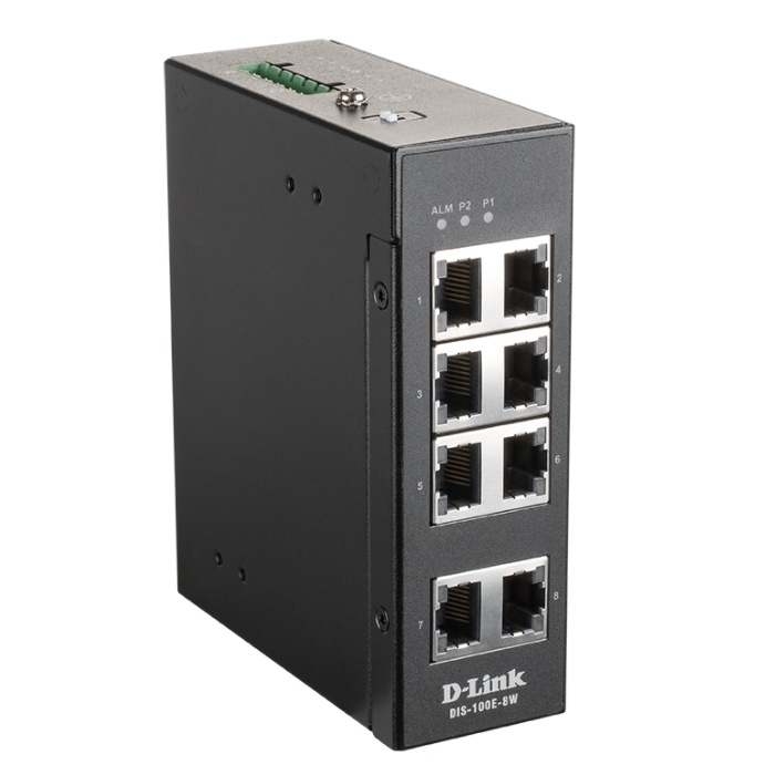 komutator-d-link-8-port-unmanaged-switch-with-8-x-d-link-dis-100e-8w