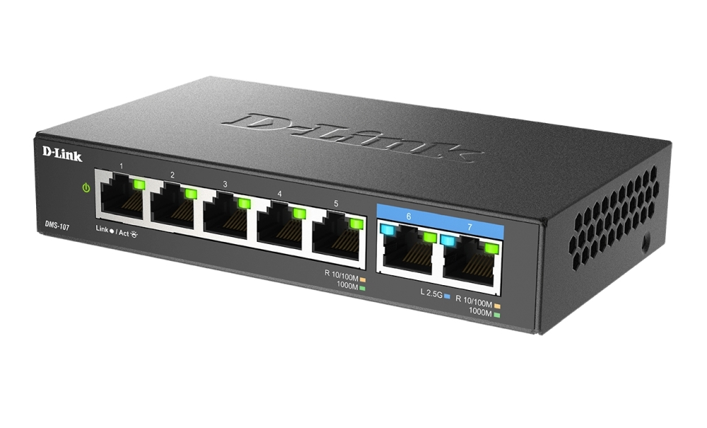 komutator-d-link-7-port-multi-gigabit-unmanaged-sw-d-link-dms-107