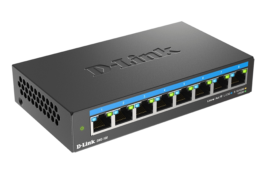 komutator-d-link-8-port-multi-gigabit-unmanaged-sw-d-link-dms-108