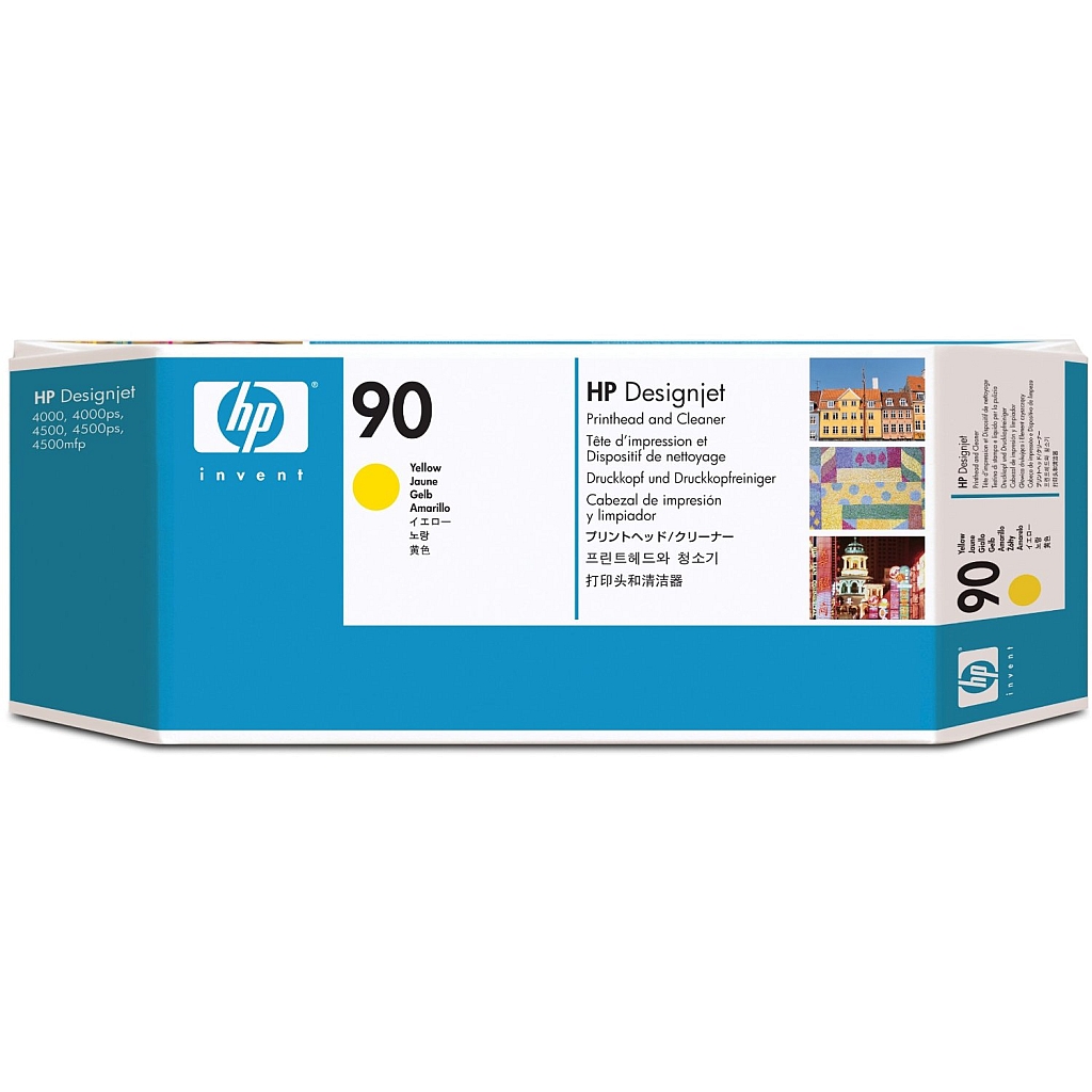 Konsumativ-HP-90-Yellow-Printhead-and-Printhead-Cl-HP-C5057A