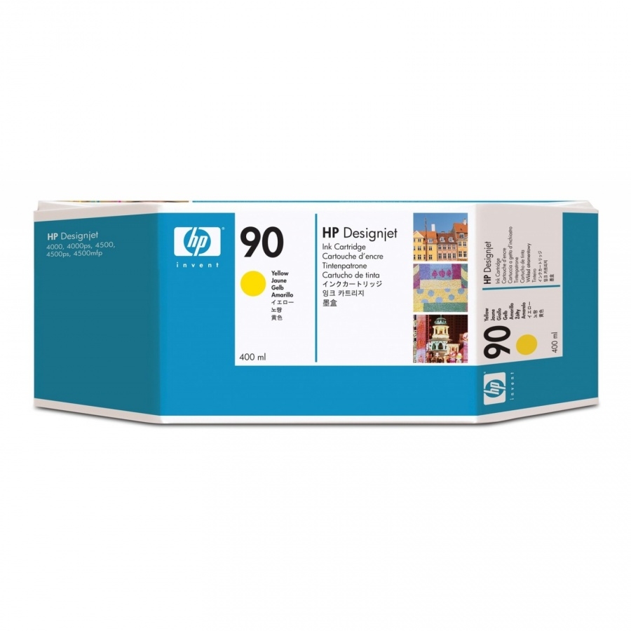 Konsumativ-HP-90-400-ml-Yellow-Ink-Cartridge-HP-C5065A