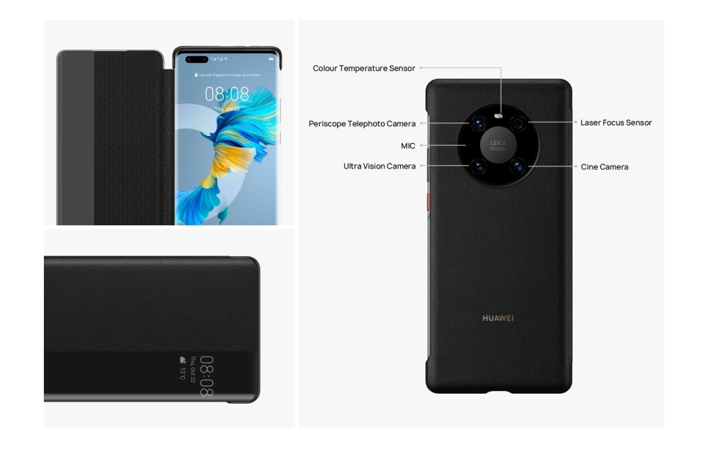 kalaf-huawei-smart-view-flip-cover-mate-40-pro-bas-huawei-6941487201785