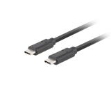 kabel-lanberg-usb-c-m-m-3-1-gen-2-cable-0-5m-10gb-lanberg-ca-cmcm-32cu-0005-bk
