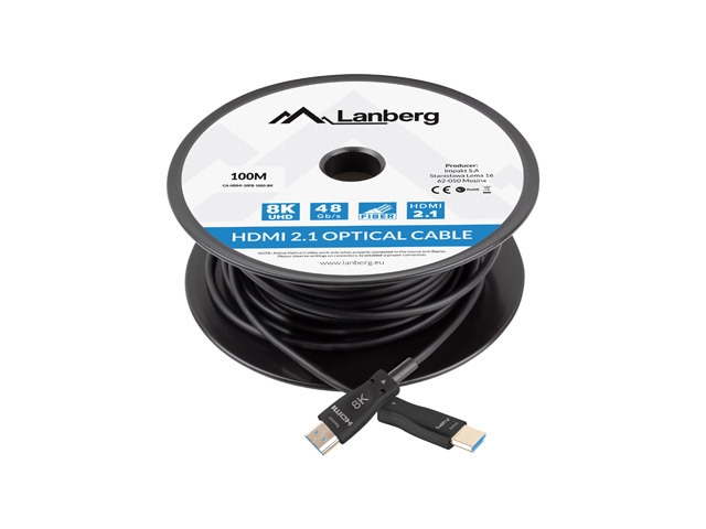 kabel-lanberg-hdmi-m-m-v2-1-cable-100m-optical-bla-lanberg-ca-hdmi-30fb-1000-bk