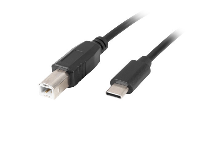 kabel-lanberg-usb-c-m-usb-b-m-2-0-ferrite-c-lanberg-ca-usba-14cc-0018-bk