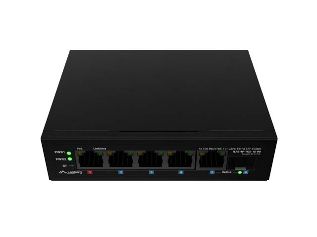 komutator-lanberg-switch-ilfe-4p-1ge-1s-90-poe-1-x-lanberg-ilfe-4p-1ge-1s-90