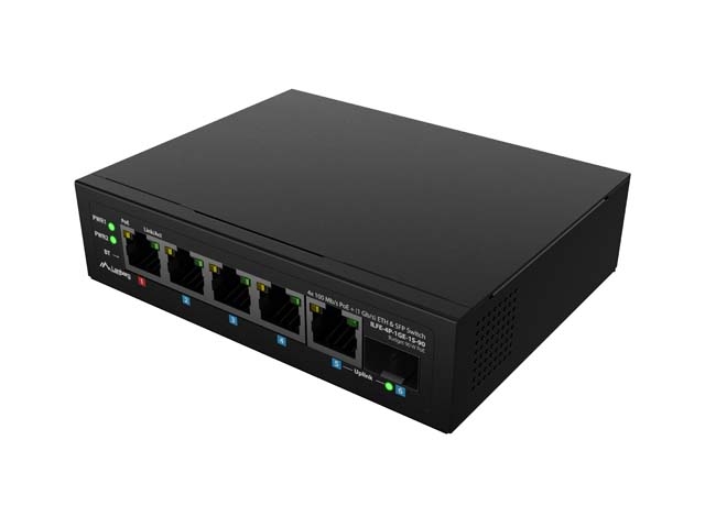 komutator-lanberg-switch-ilfe-4p-1ge-1s-90-poe-1-x-lanberg-ilfe-4p-1ge-1s-90