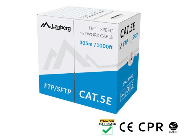 kabel-lanberg-lan-cable-cat-5e-ftp-305m-solid-cu-g-lanberg-lcf5-11cu-0305-s