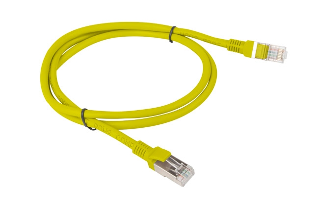 kabel-lanberg-patch-cord-cat-5e-ftp-1m-yellow-lanberg-pcf5-10cc-0100-y
