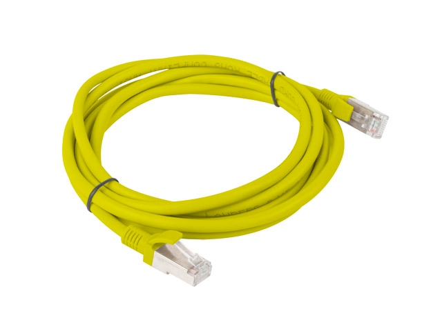 kabel-lanberg-patch-cord-cat-5e-ftp-2m-yellow-lanberg-pcf5-10cc-0200-y