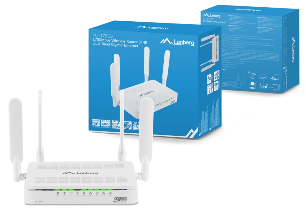 ruter-lanberg-router-dsl-ac1750-4x-lan-1gb-3t4r-lanberg-ro-175ge