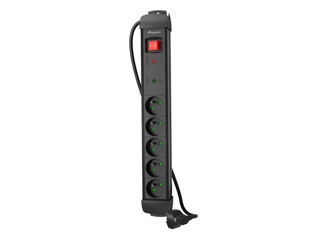 razklonitel-lanberg-surge-protector-sp1-5m-5-x-fre-lanberg-sp1-05e-0500-bk