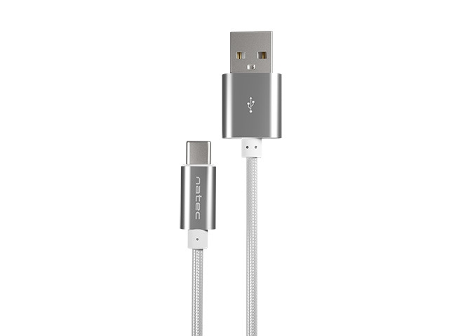 Kabel-Natec-USB-C-M-USB-A-M-2-0-cable-1m-Si-NATEC-NKA-1955