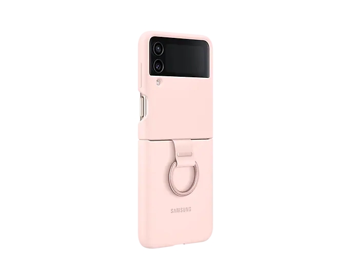 kalaf-samsung-flip4-silicone-cover-with-strap-pink-samsung-ef-pf721tpegww