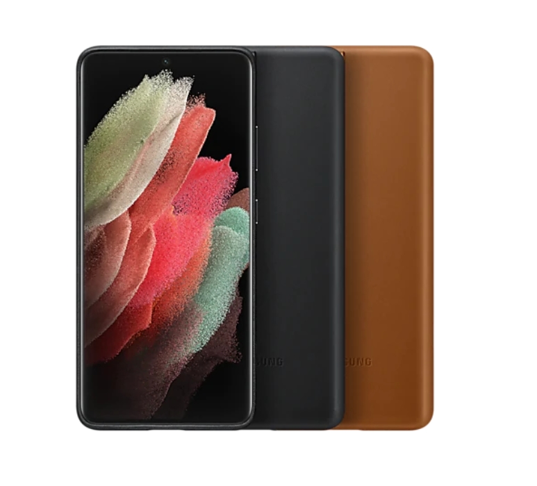 kalaf-samsung-s21ultra-leather-cover-brown-samsung-ef-vg998laegww