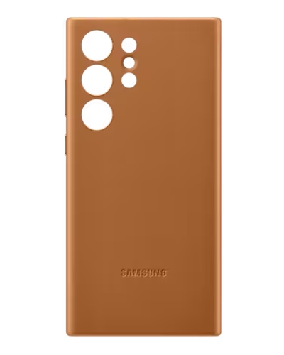 Kalaf-Samsung-S23-Ultra-S918-Leather-Cover-Camel-SAMSUNG-EF-VS918LAEGWW