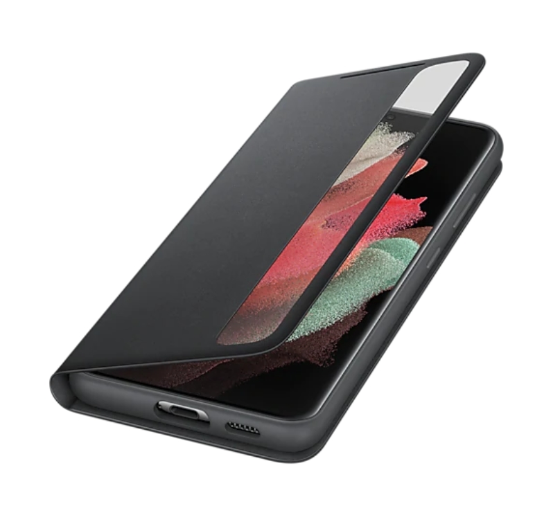 kalaf-samsung-s21ultra-smart-clear-view-cover-blac-samsung-ef-zg998cbegee
