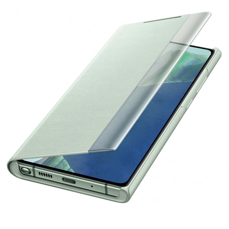 kalaf-samsung-note-20-clear-view-cover-mystic-gree-samsung-ef-zn980cmegeu