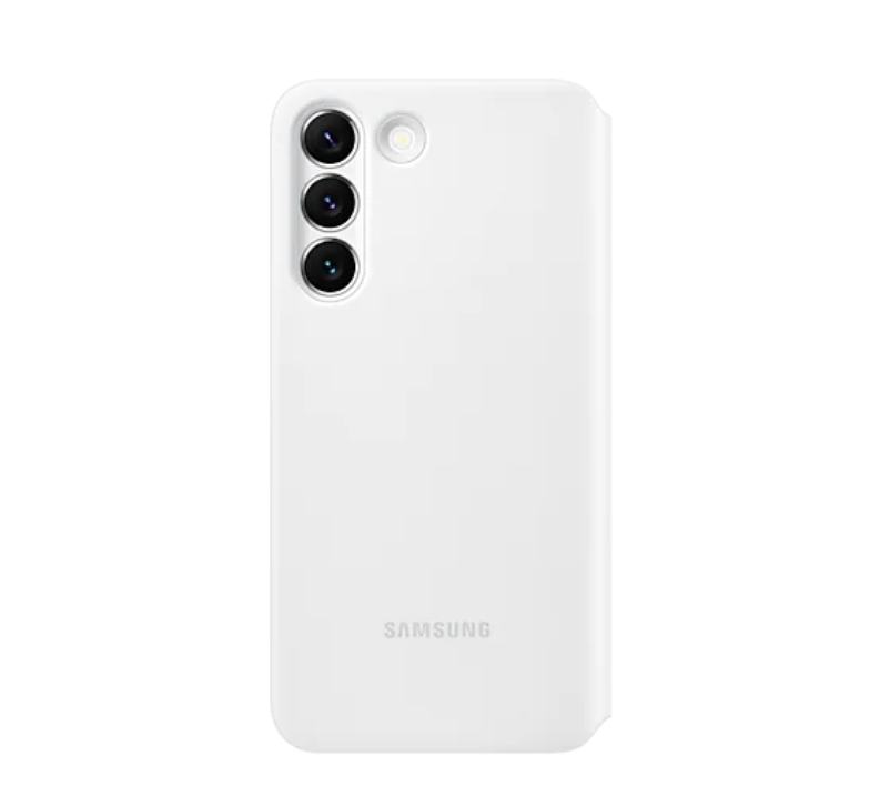 kalaf-samsung-s22-s901-smart-clear-view-cover-whi-samsung-ef-zs901cwegee