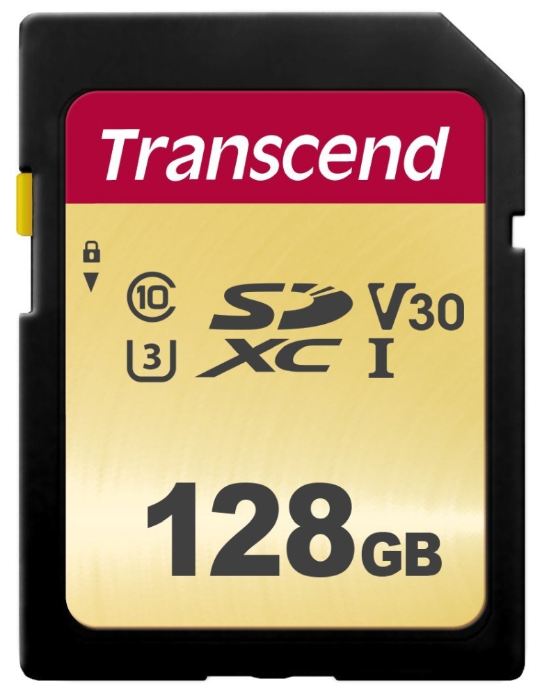 Pamet-Transcend-128GB-SD-card-UHS-I-U3-MLC-TRANSCEND-TS128GSDC500S