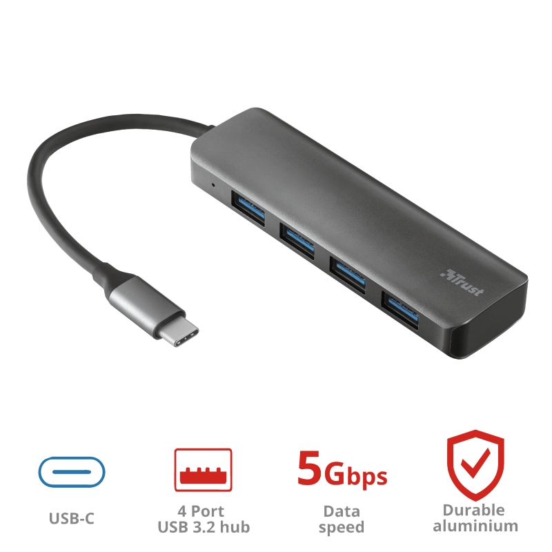 usb-hab-trust-halyx-alum-usb-c-to-4-port-usb3-2-h-trust-23328