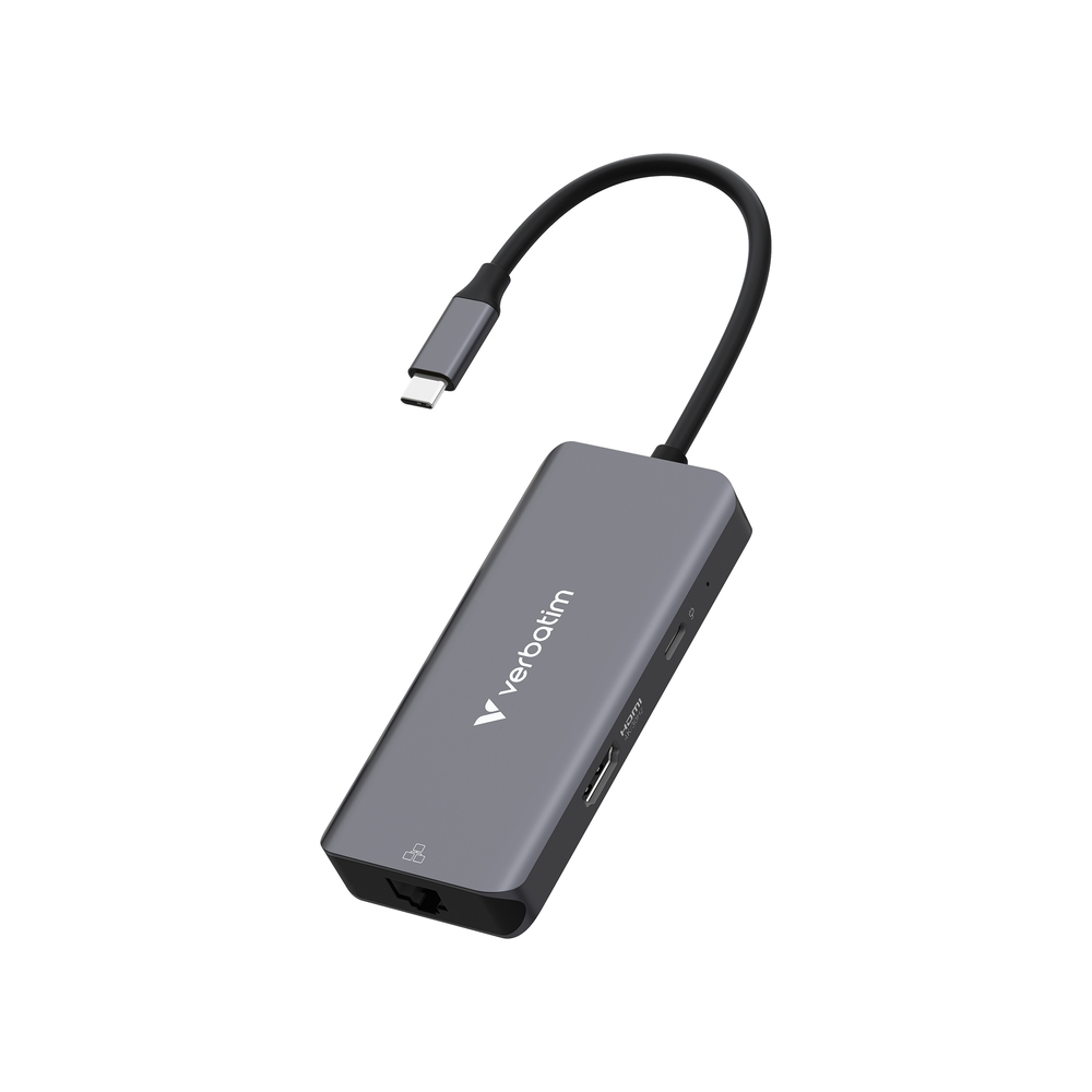usb-hab-verbatim-usb-c-essentials-multiport-hub-6-verbatim-32157