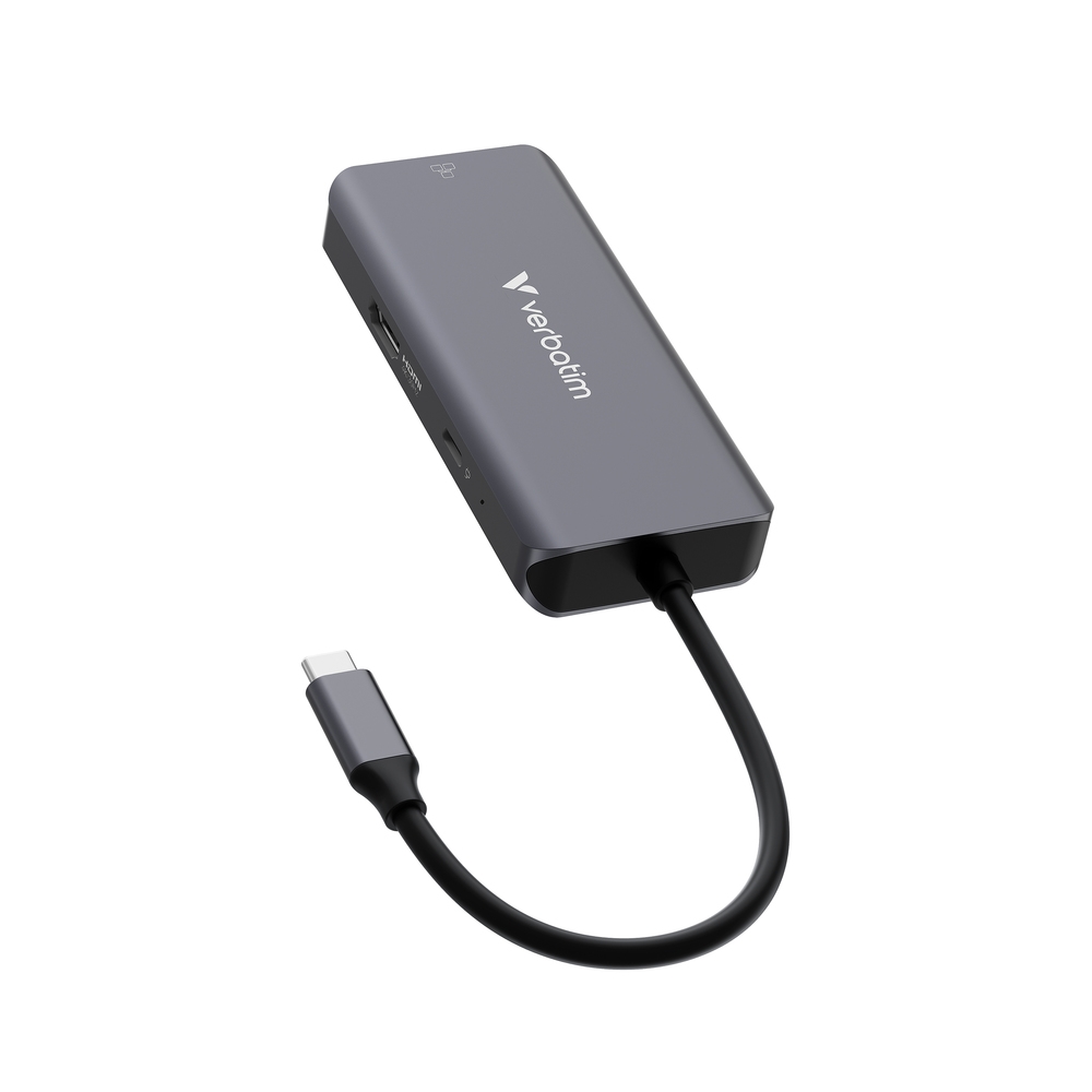 usb-hab-verbatim-usb-c-essentials-multiport-hub-6-verbatim-32157