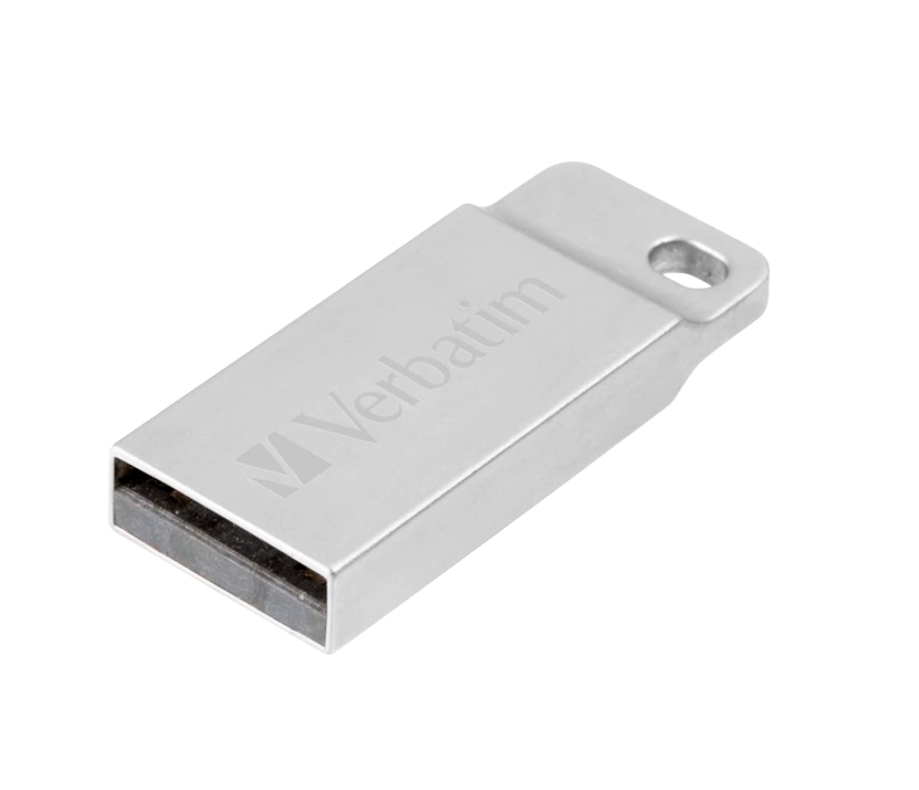 Pamet-Verbatim-Metal-Executive-64GB-USB-2-0-Silver-VERBATIM-98750