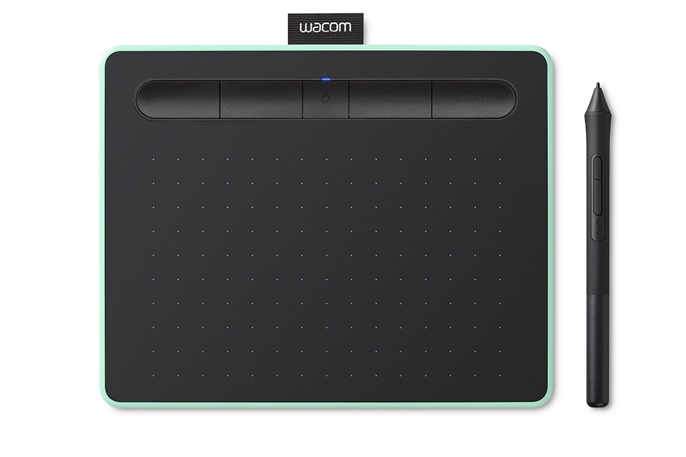 Tablet-Wacom-Intuos-M-Bluetooth-Black-Transcend-WACOM-CTL-6100WLK-N-TS-HUB2K