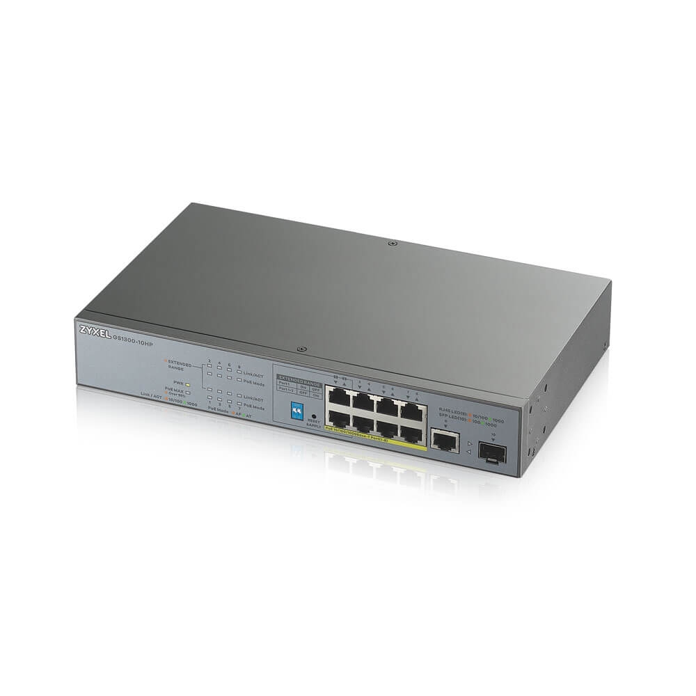 komutator-zyxel-gs1300-10hp-10-port-unmanged-cctv-zyxel-gs1300-10hp-eu0101f