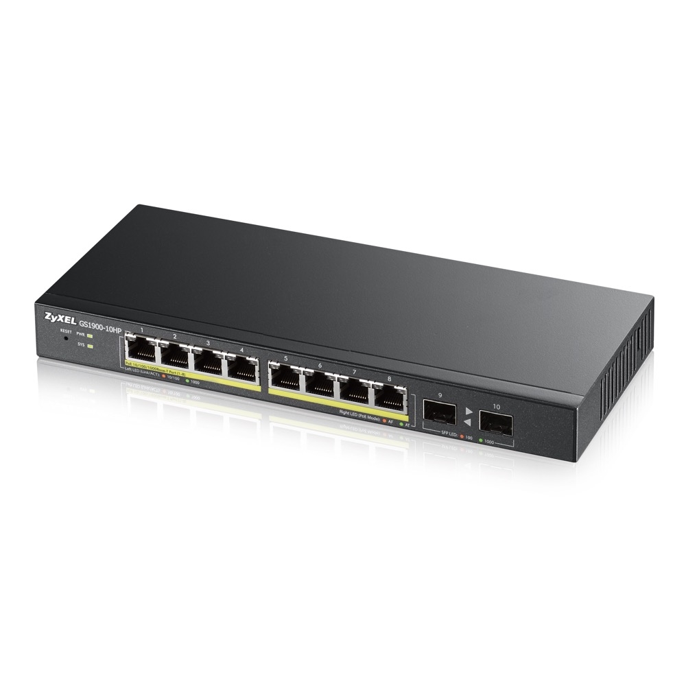 komutator-zyxel-gs1900-10hp-8-port-gbe-l2-poe-sma-zyxel-gs1900-10hp-eu0101f