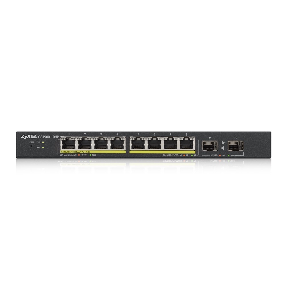 komutator-zyxel-gs1900-10hp-8-port-gbe-l2-poe-sma-zyxel-gs1900-10hp-eu0101f