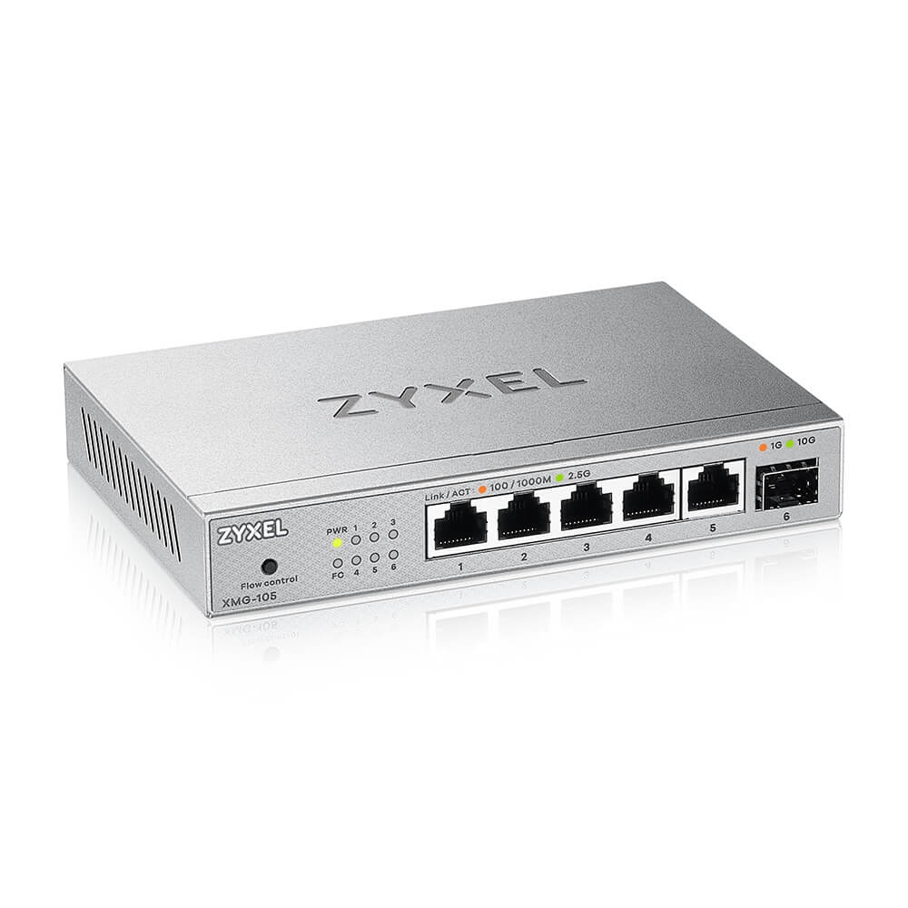 komutator-zyxel-xmg-105-5-ports-25g-1-sfp-mult-zyxel-xmg-105-zz0101f
